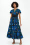 Oliphant V-Neck Maxi - Blue