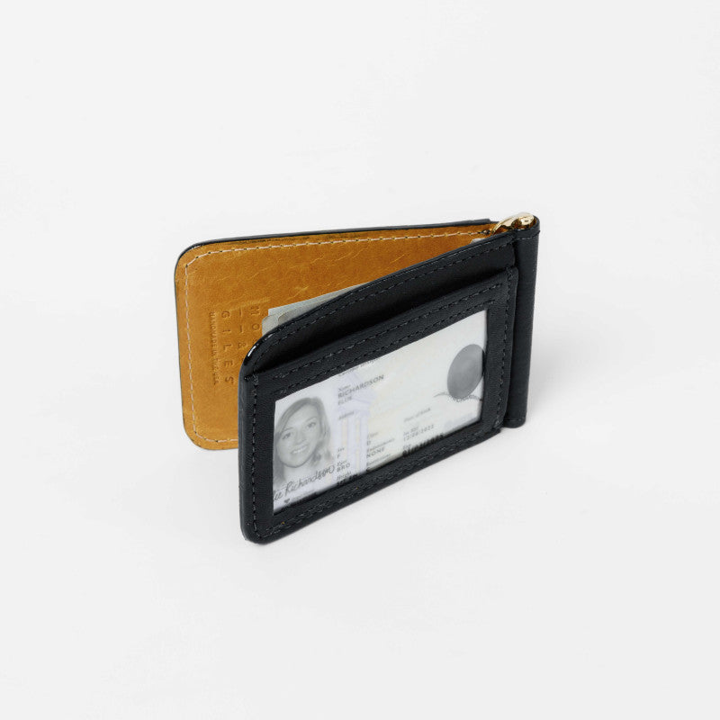 Moore & Giles Spring Wallet - Heirloom Black