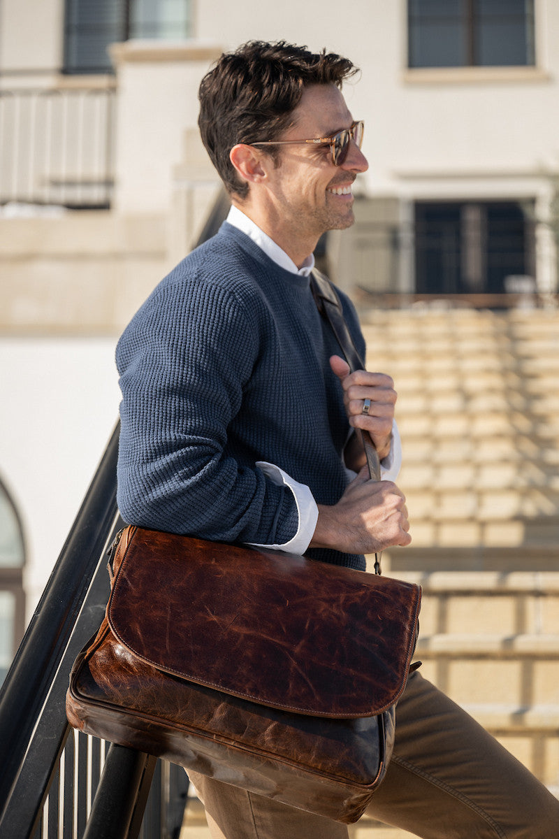 Moore & Giles Wynn Mail Bag - Brompton Brown