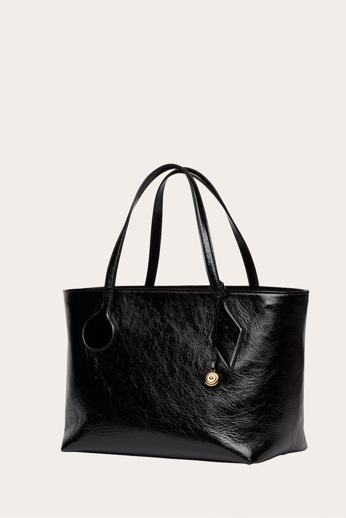 Liffner  Sprout Tote Large - Black Glossy