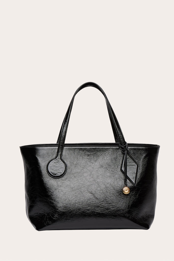 Liffner  Sprout Tote Large - Black Glossy