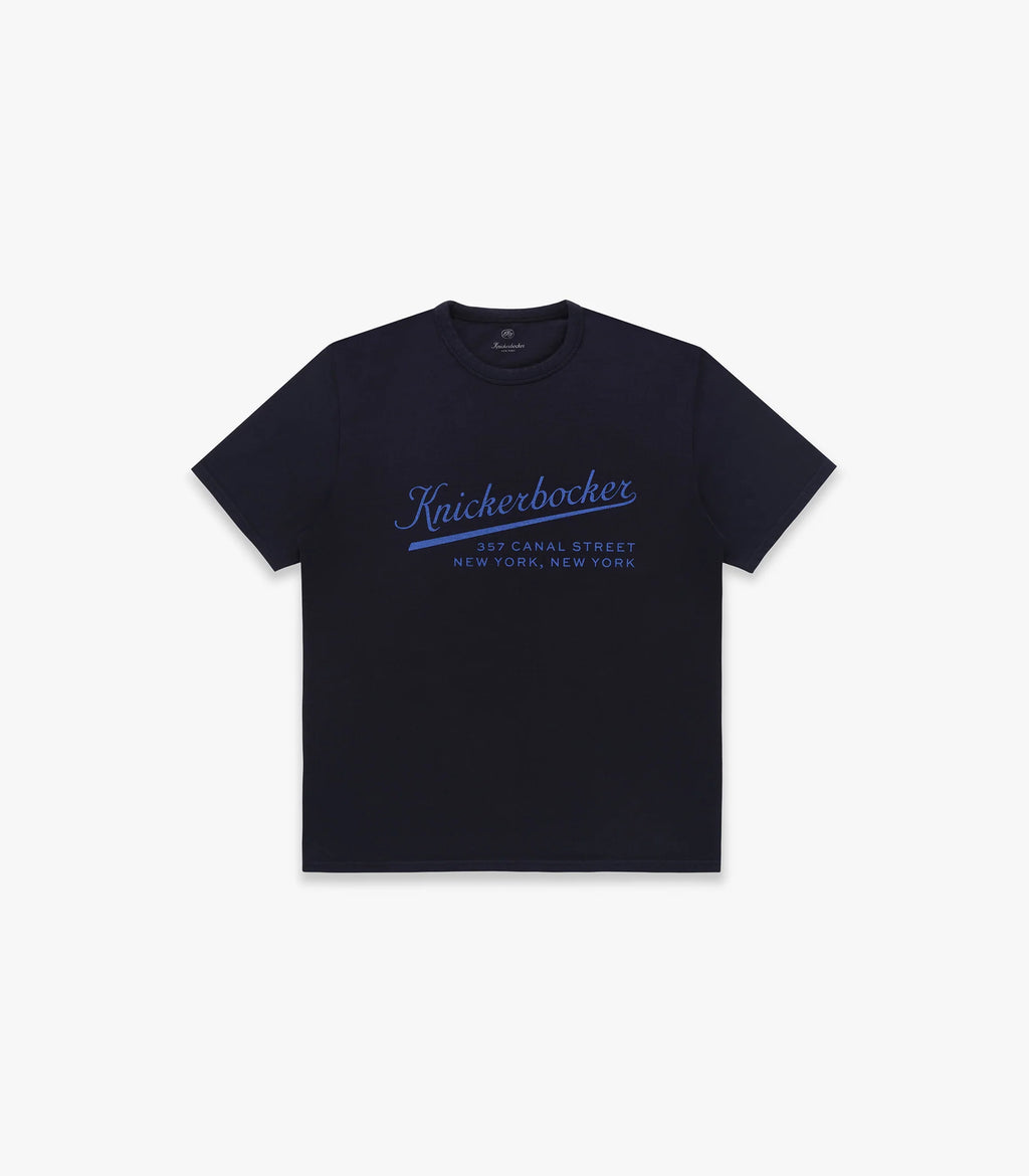 Knickerbocker Stadium Heavyweight T-Shirt - Navy