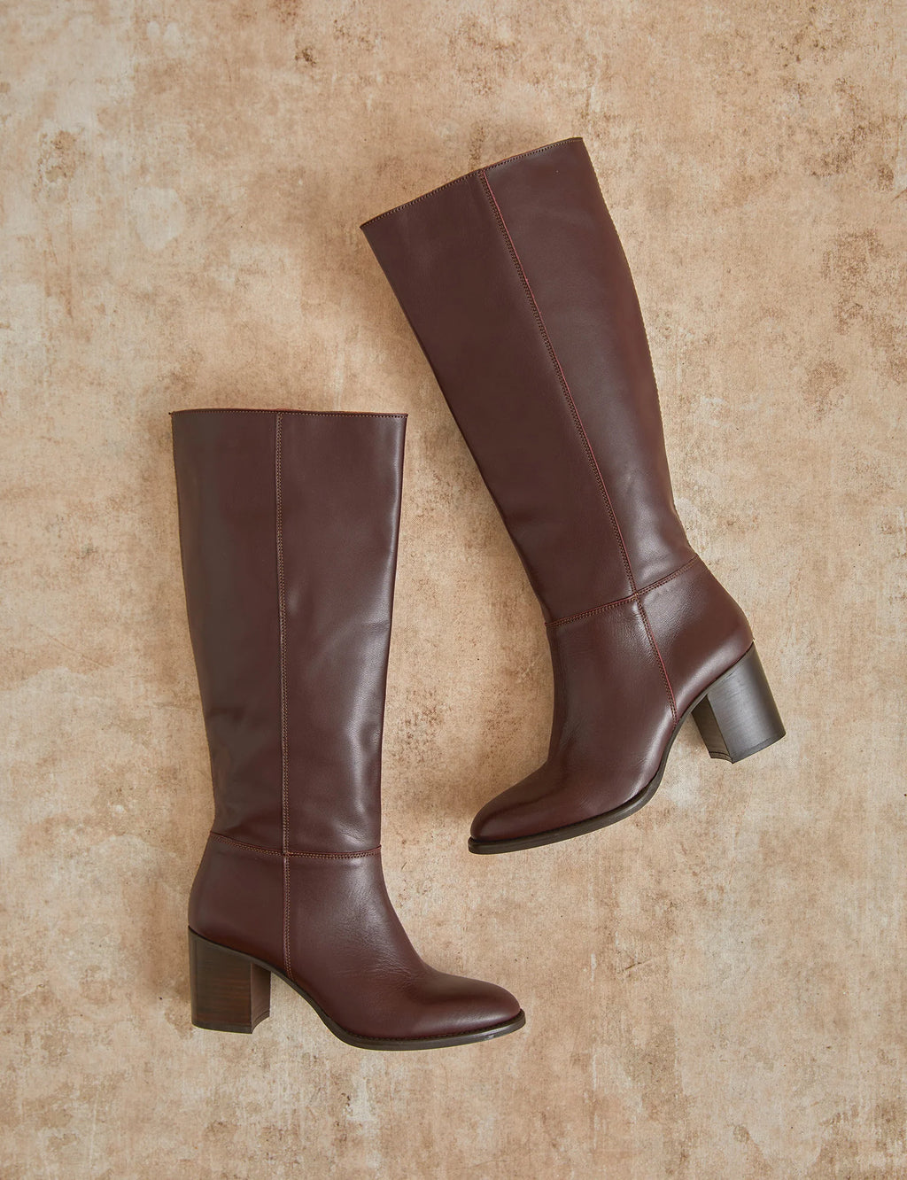 Penelope Chilvers Stow Leather Boot - Bordeaux