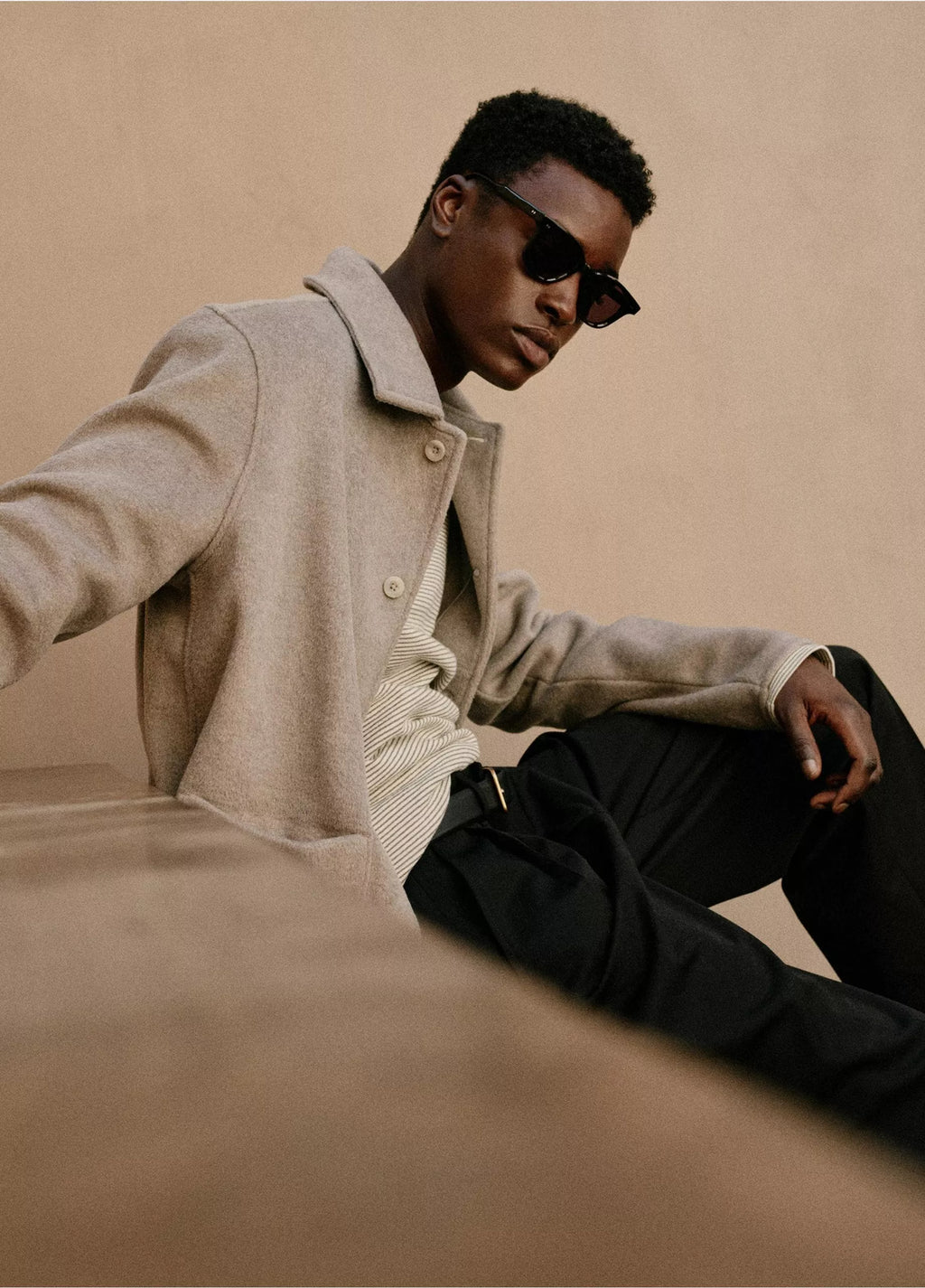 Vince Striped Double-Knit Pima Cotton Long-Sleeve T-Shirt - Meadowlark/Sycamore