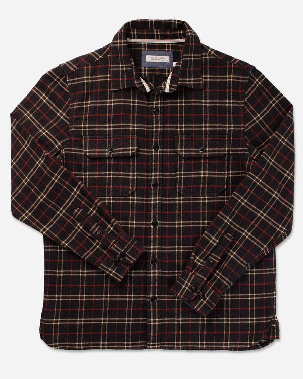 Ace Rivington Winter Flannel Utility Shirt - Summer Night