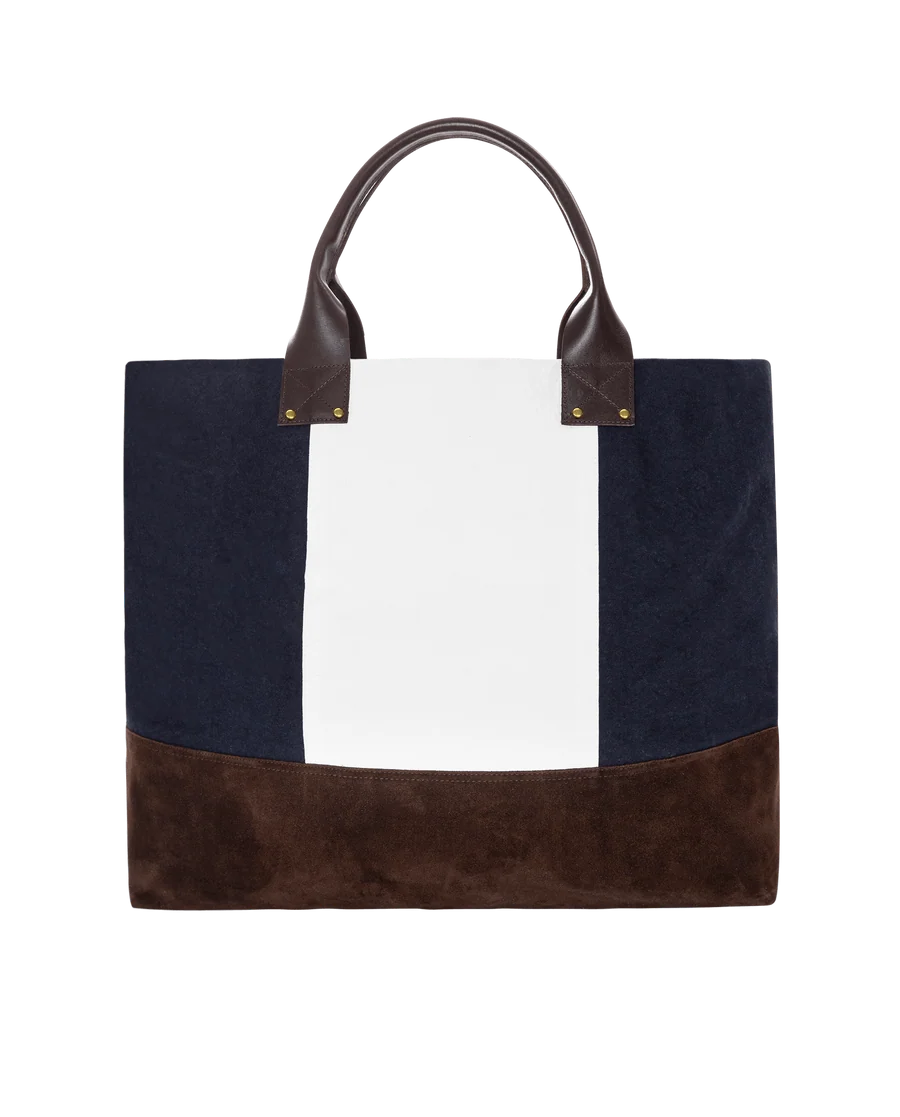 The Great Stripe Tote - Navy & White