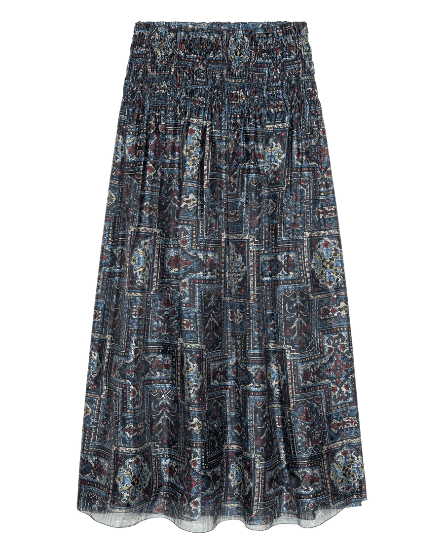 The Great Canary Skirt - Heirloom Textile Print