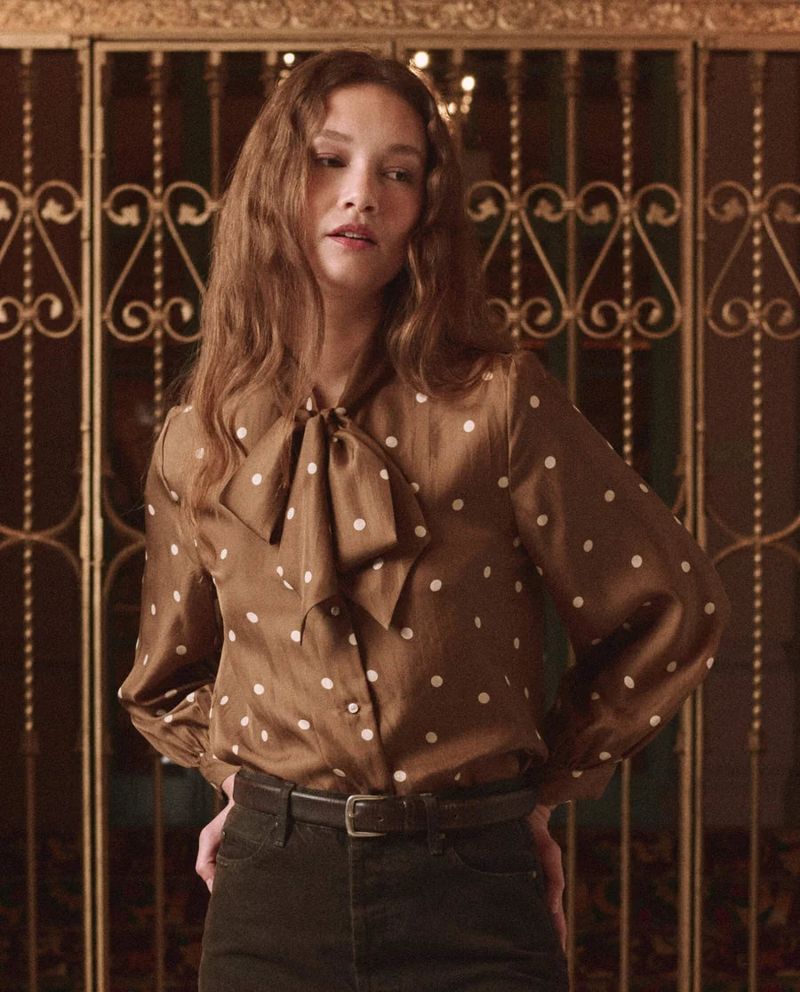 The Great Zenith Top - Copper Bubble Dot