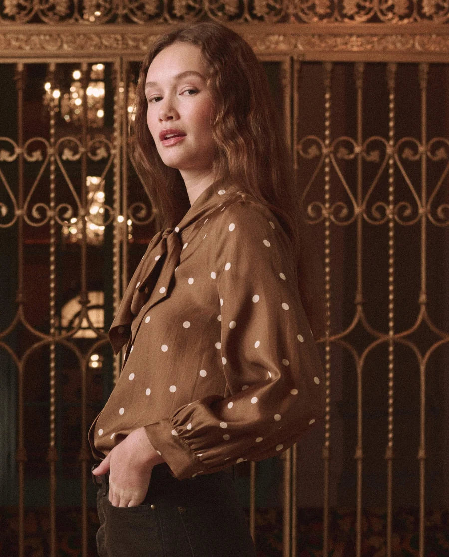 The Great Zenith Top - Copper Bubble Dot