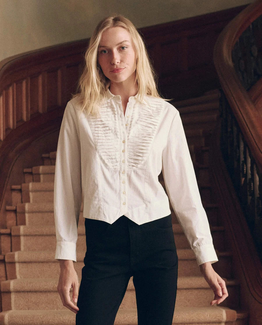 The Great Waistcoat Button Up - White