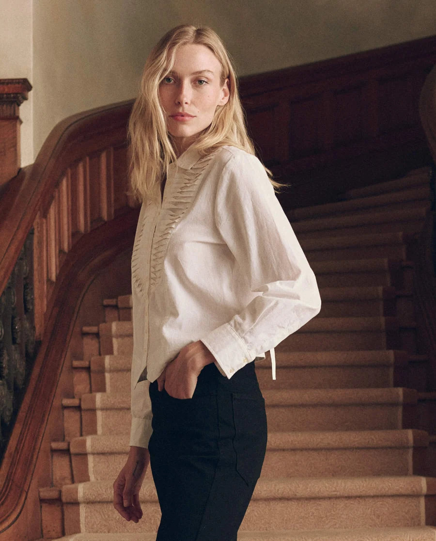 The Great Waistcoat Button Up - White