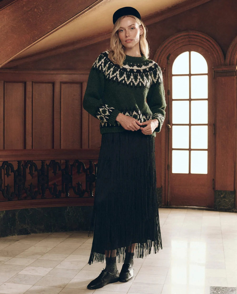 The Great Arctic Fairisle Pullover - Winter Pine