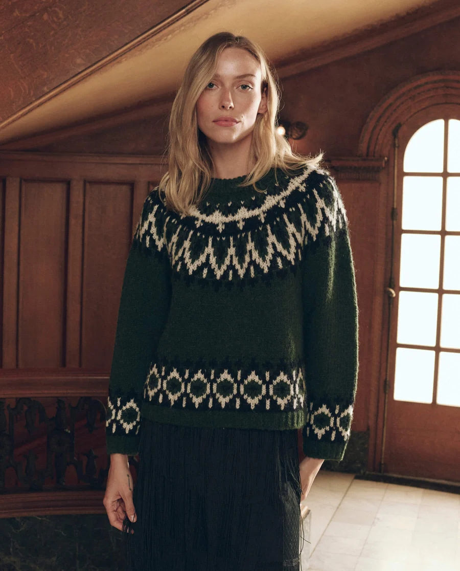 The Great Arctic Fairisle Pullover - Winter Pine
