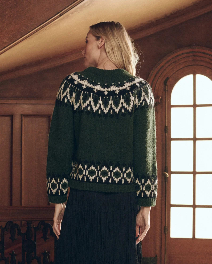 The Great Arctic Fairisle Pullover - Winter Pine