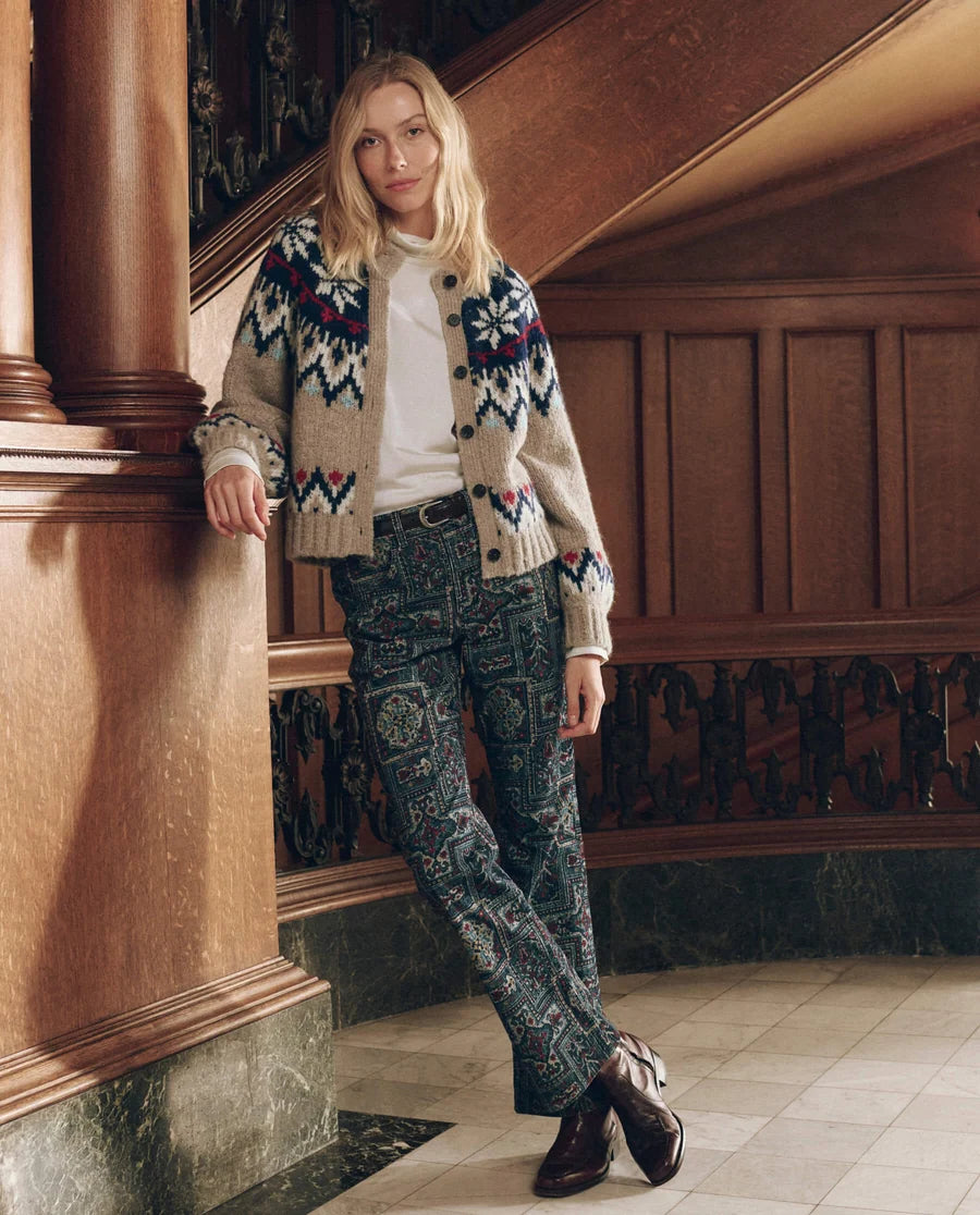 The Great Winter Fairisle Cardigan - Snowflake