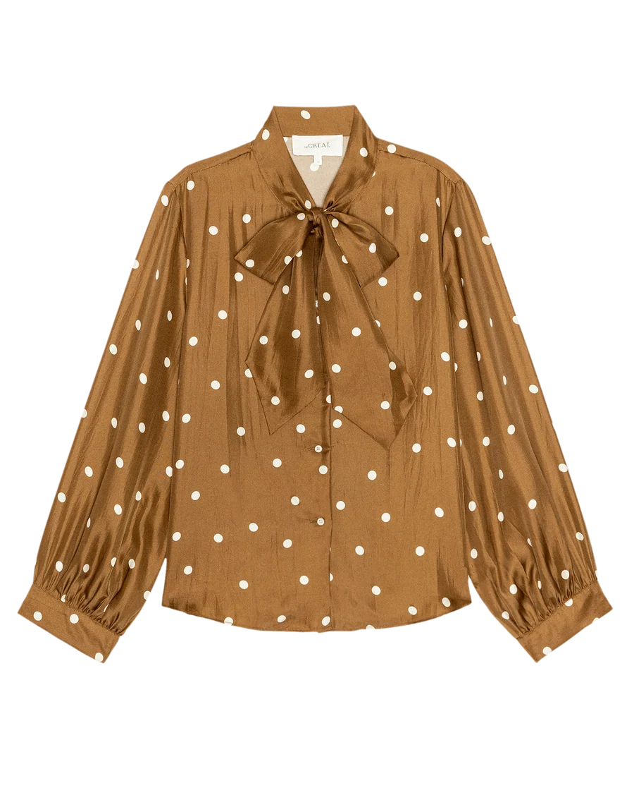 The Great Zenith Top - Copper Bubble Dot