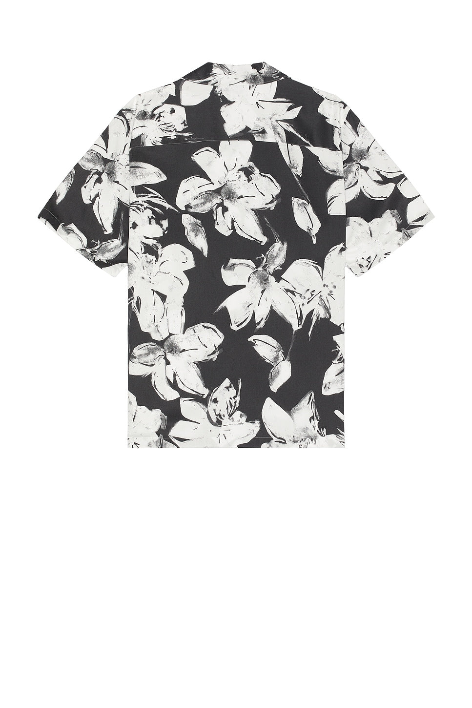 Theory Noll Brush Floral Shirt - Carbon/Ivory