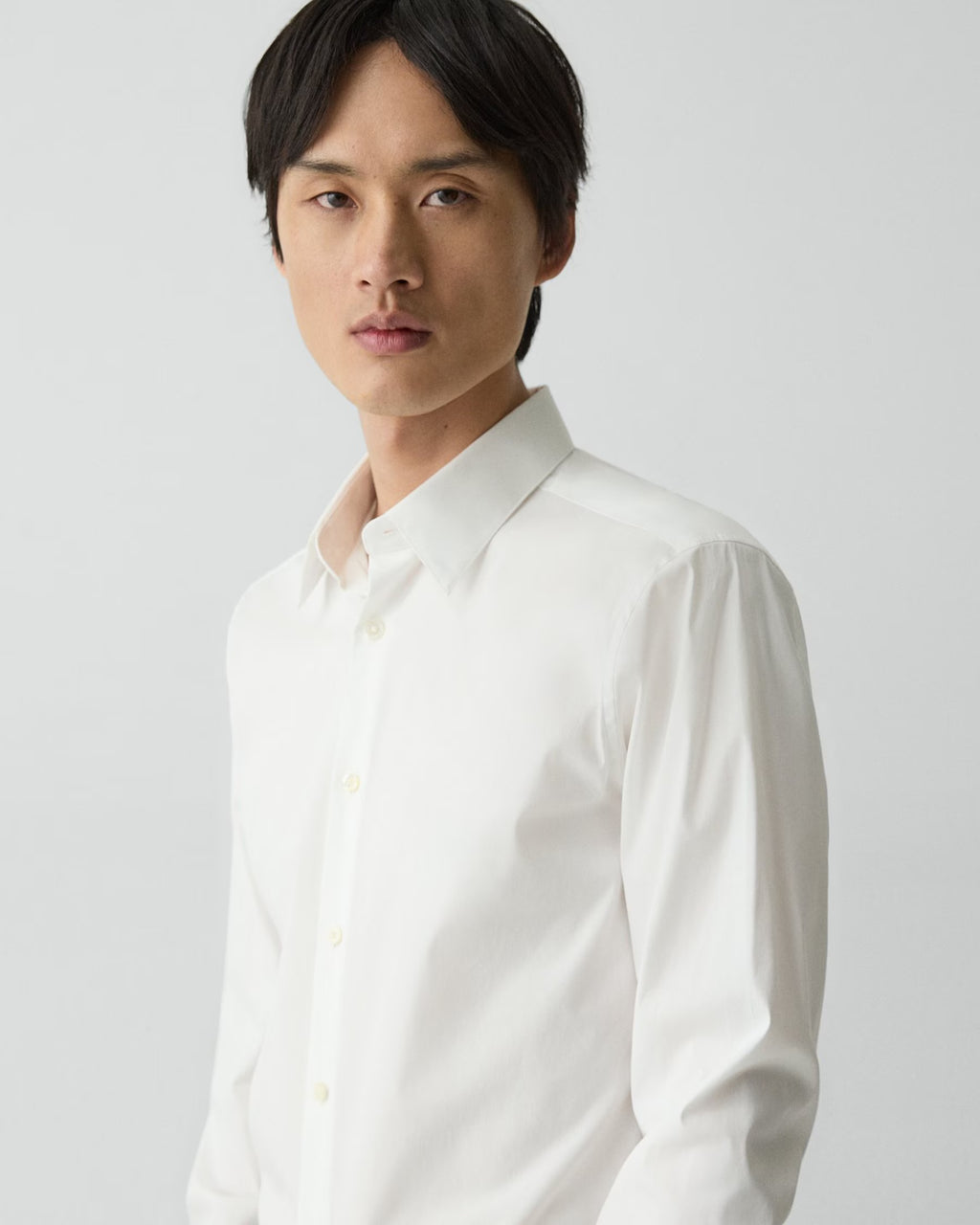 Theory Good Cotton Sylvain Shirt - White