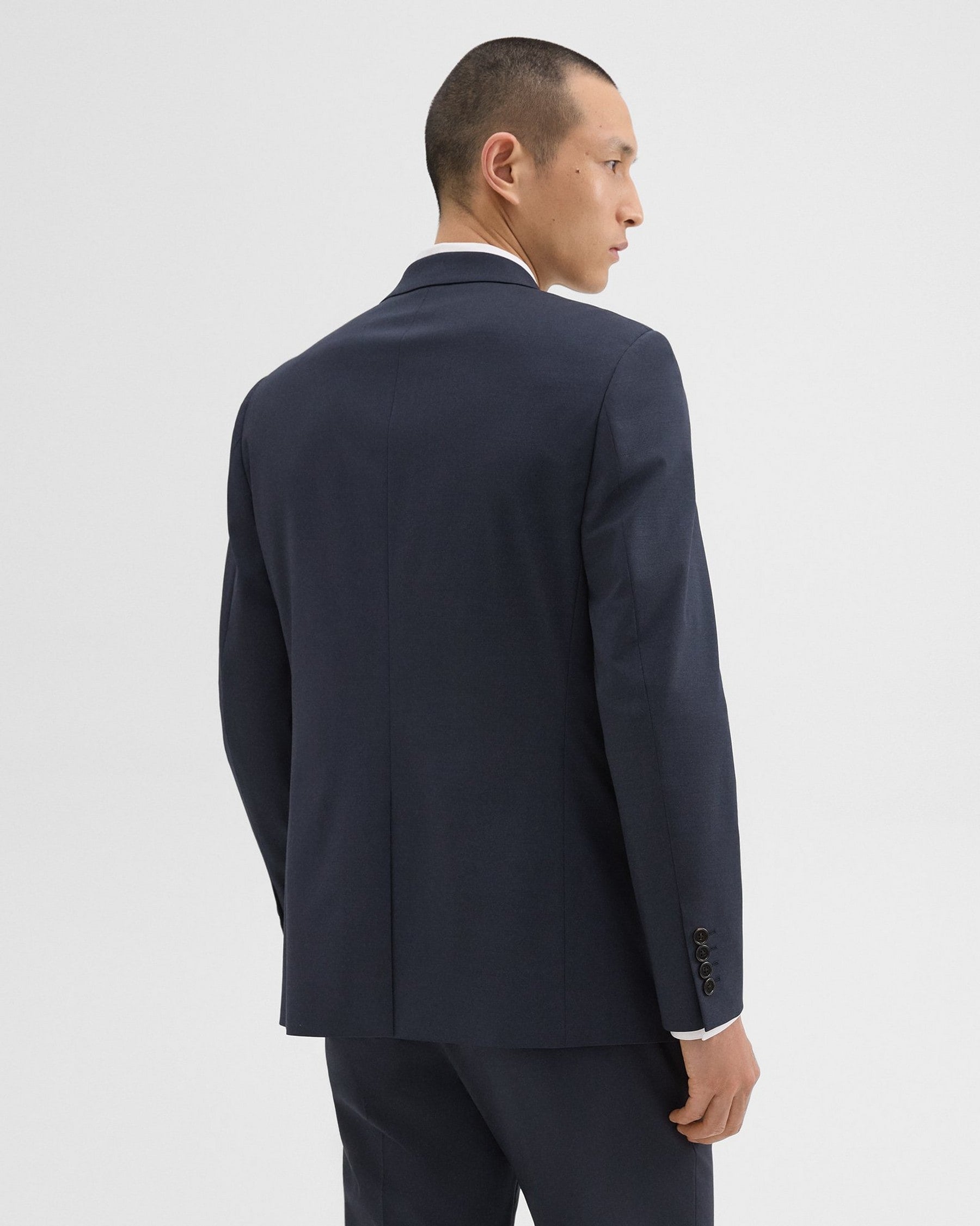 Theory Chambers Blazer in Stretch Wool - Navy