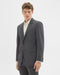 Theory Chambers Blazer in Stretch Wool - Medium Charcoal