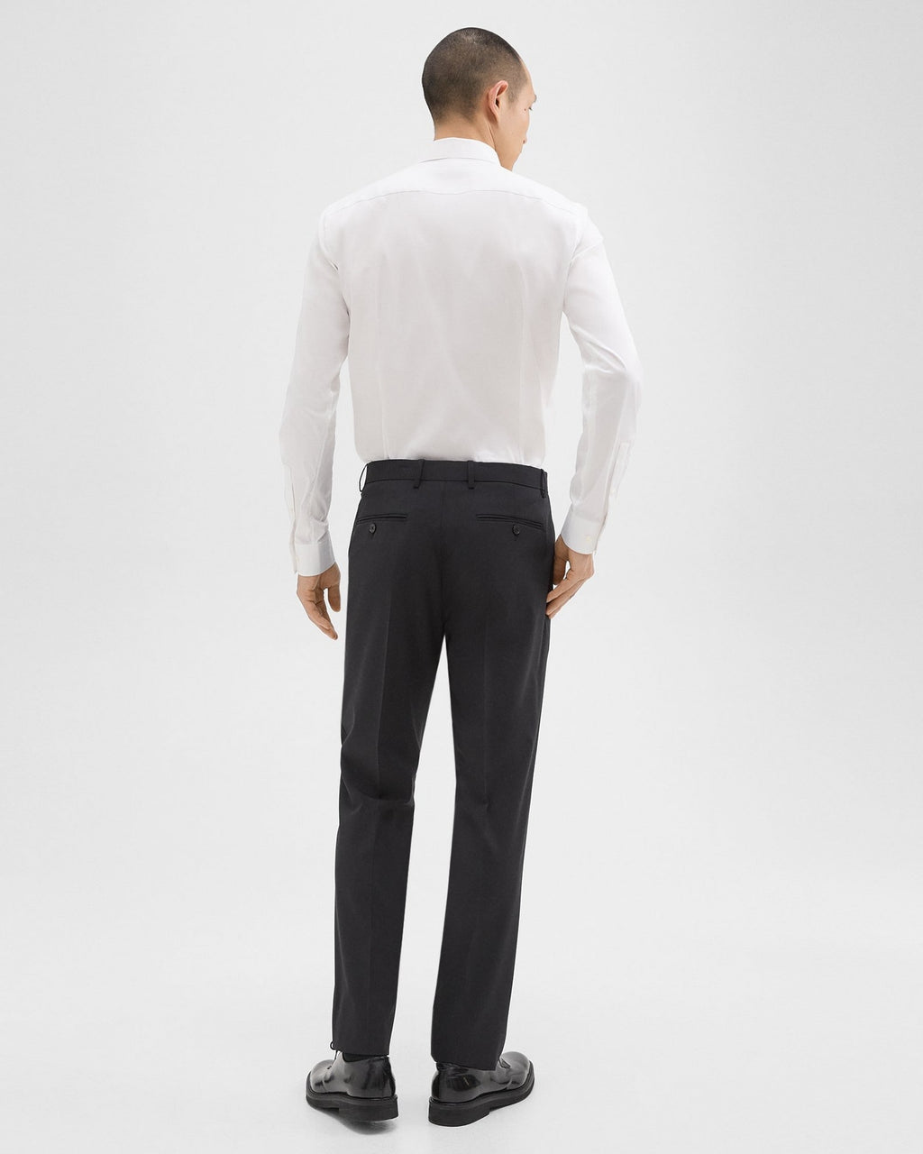 Theory Mayer Pant in Stretch Wool - Black