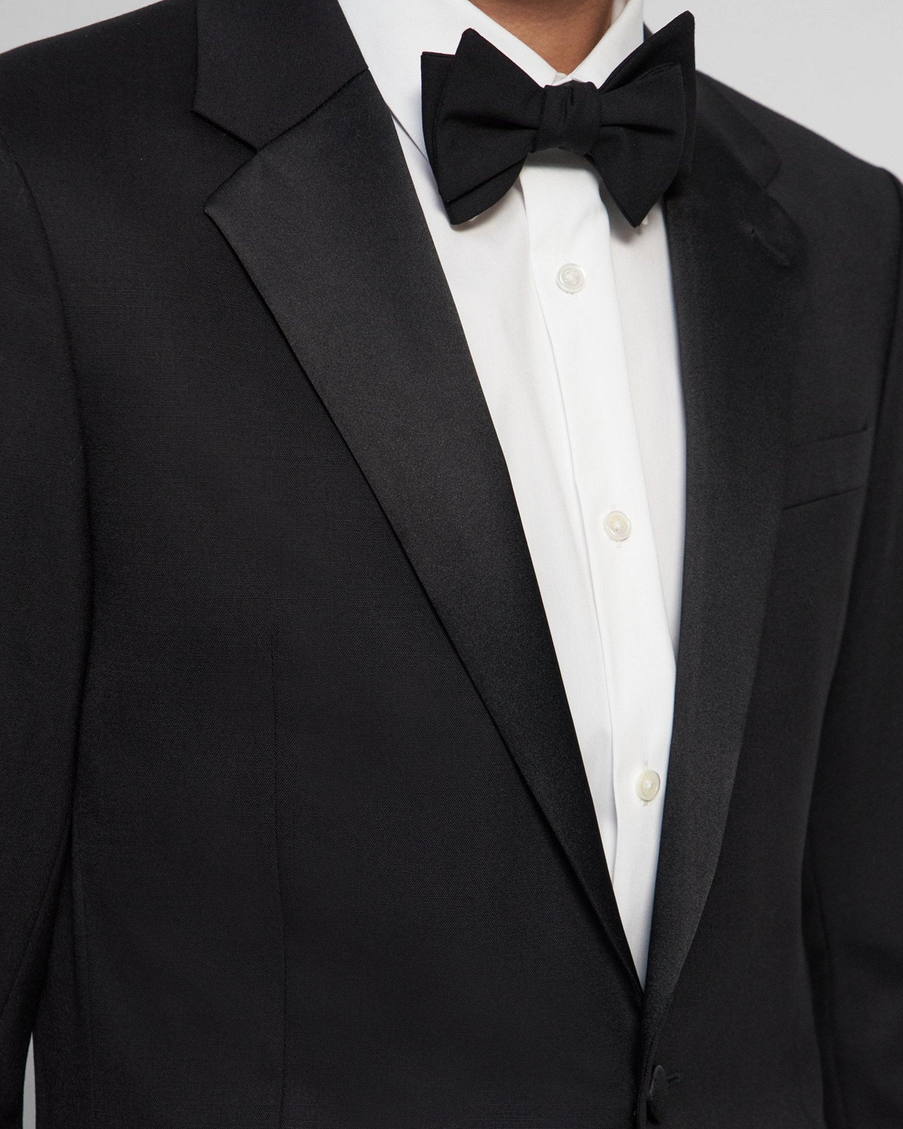 Theory Chambers Tuxedo Blazer in Stretch Wool - Black