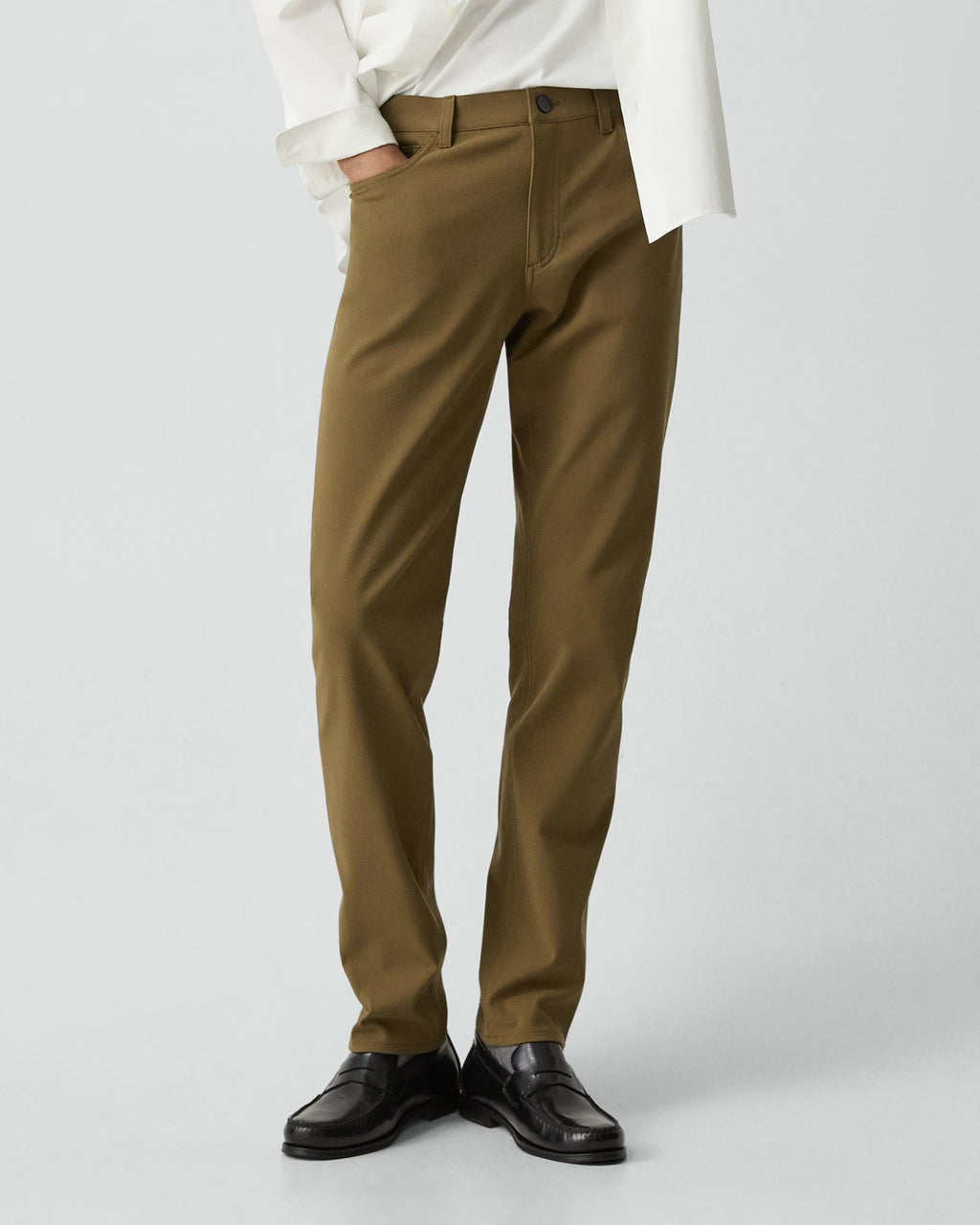 Theory Raffi 5-Pocket Pant in Neoteric Twill- Duffle
