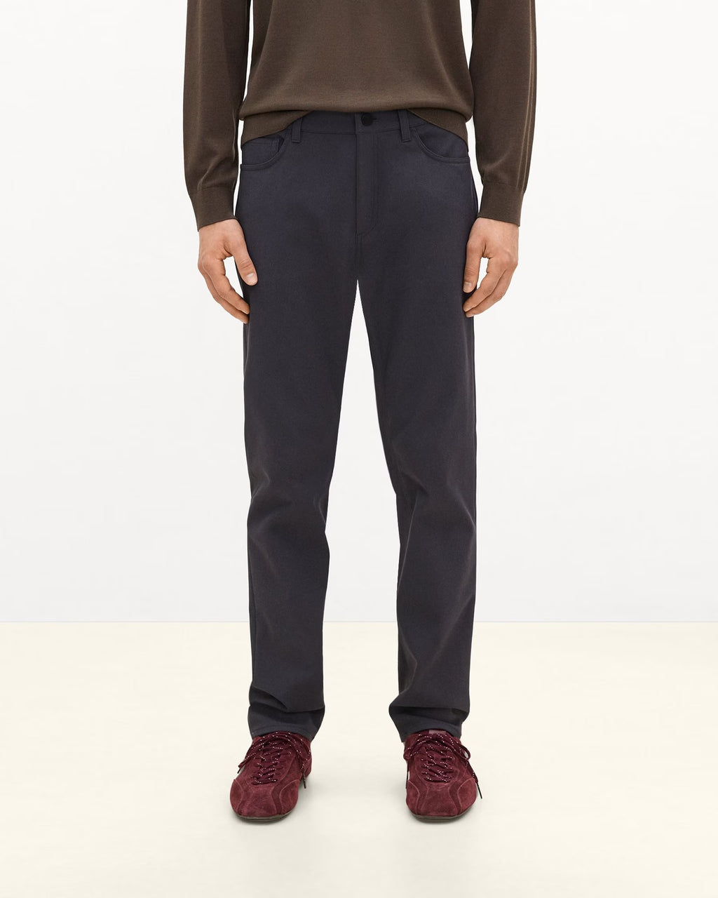 Theory Raffi 5-Pocket Pant in Neoteric Twill - Phantom Grey