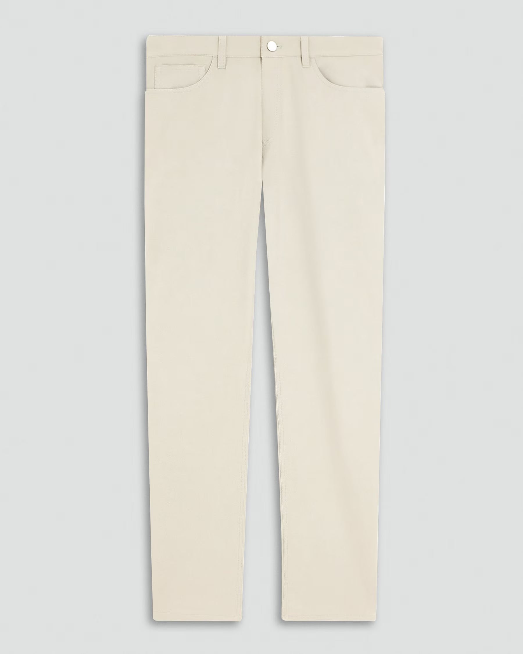 Theory Raffi 5-Pocket Pant in Neoteric Twill - Warm Ivory