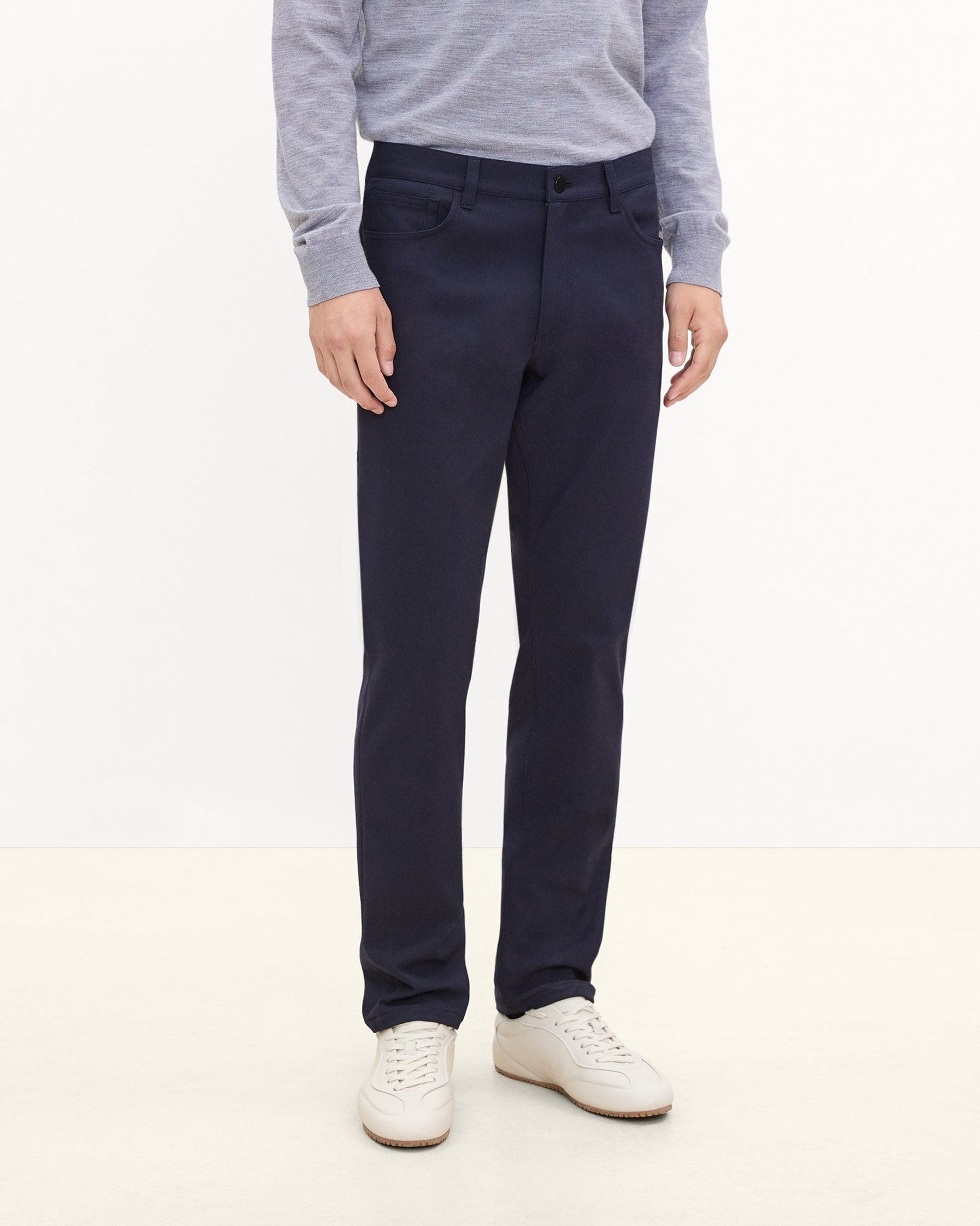 Theory Raffi 5-Pocket Pant in Neoteric Twill - Dark Navy