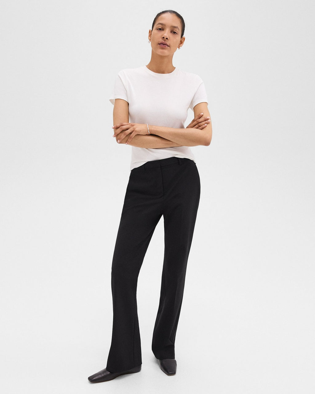 Theory Tiny Tee in Organic Cotton - White