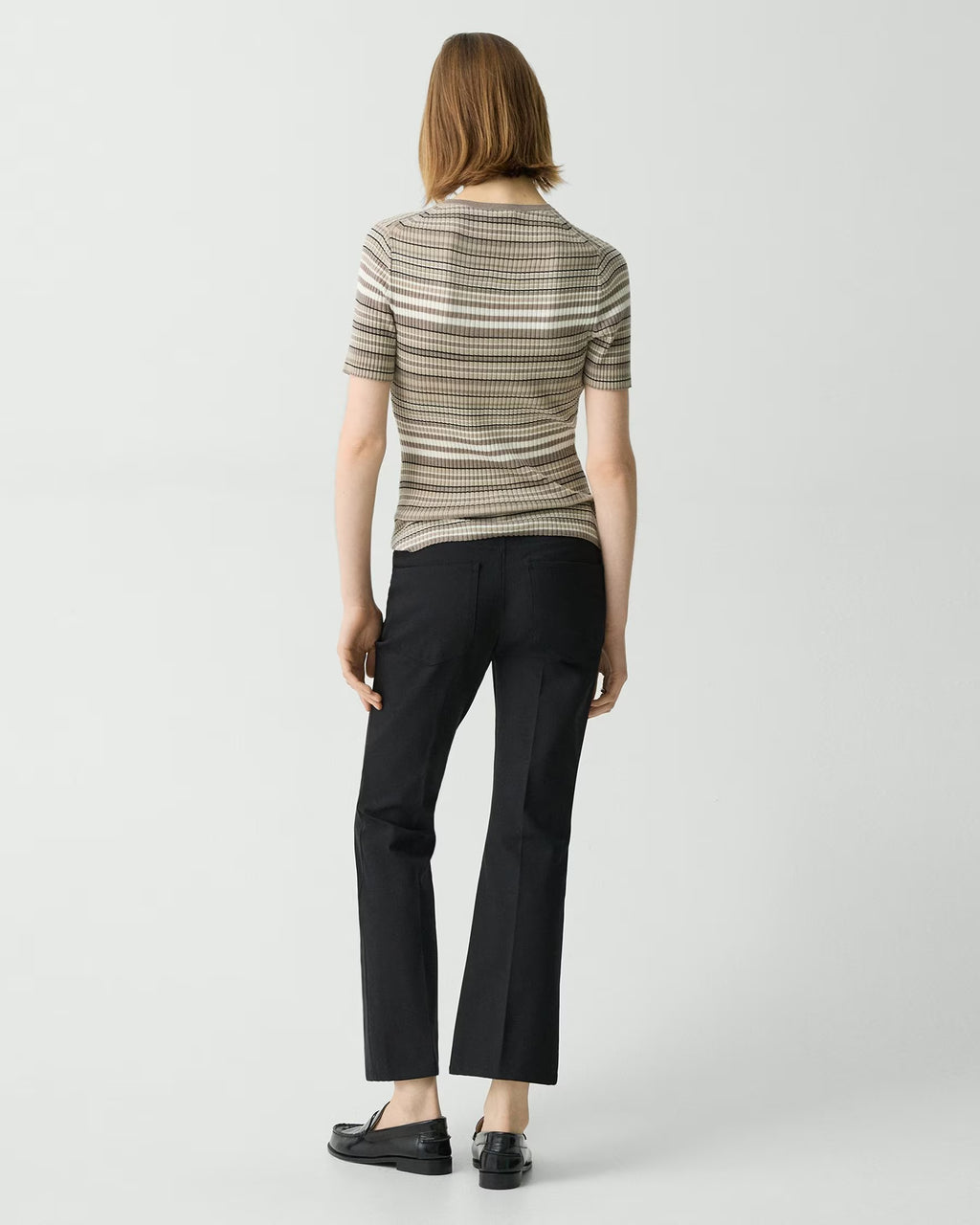 Theory 5-Pocket Kick Pant In Stretch Cotton- Black