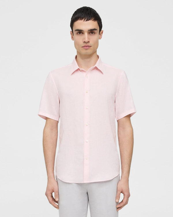 Theory Irving Short Sleeved  - Soft Pink