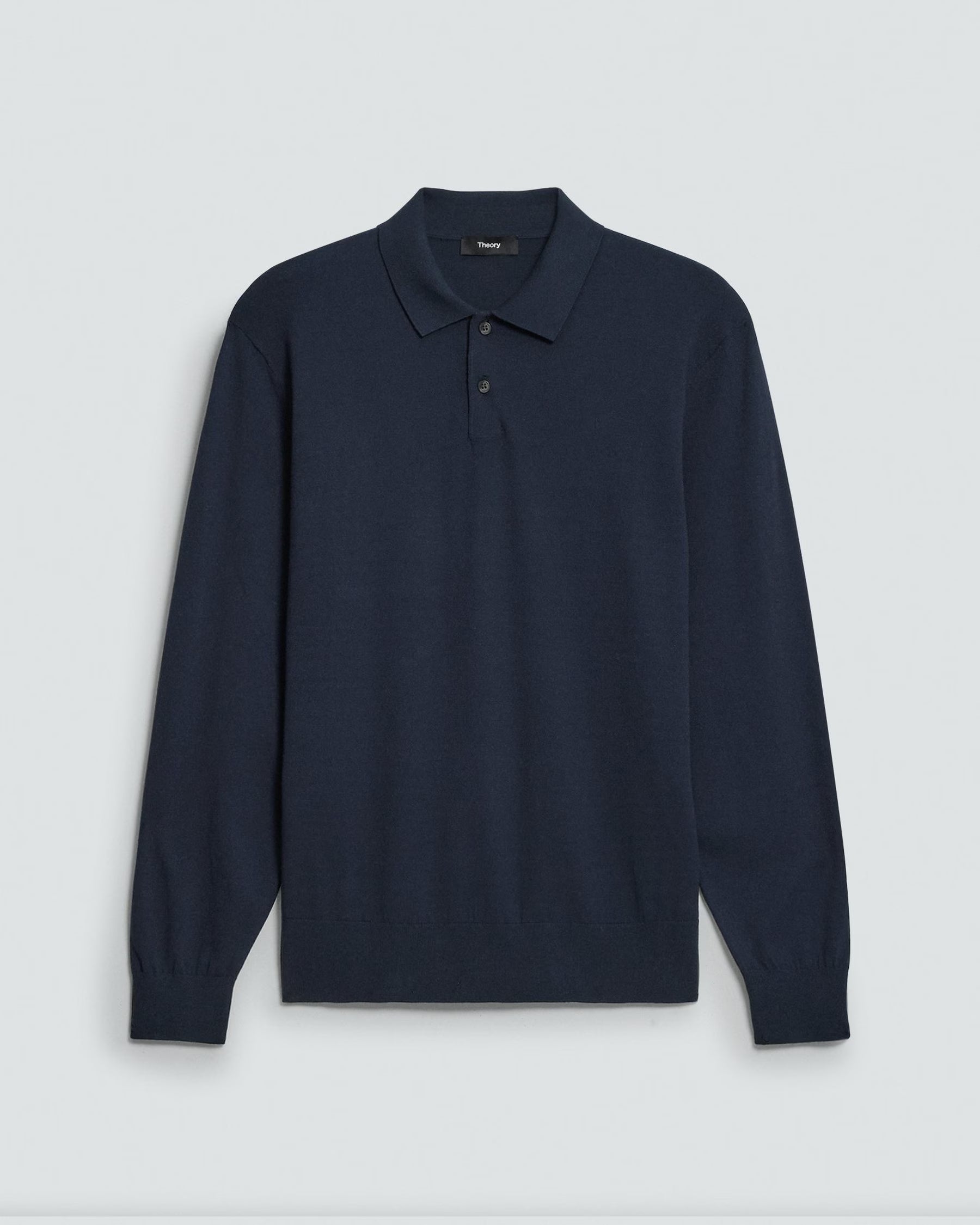 Theory Riland Crewneck Sweater Light Bilen- Baltic