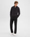 Theory Hilles Quarter-Zip Cashmere Sweater - Hickory Melange