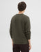 Theory Hilles Cashmere Crewneck Sweater - Hunter Green Melange