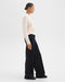 Theory Straight-Leg 5-Pocket Pant in Velvet - Black