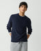 Theory Riland Crewneck Sweater in Light Bilen in Baltic