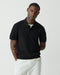 Theory Goris Polo Shirt in Light Bilen in Black