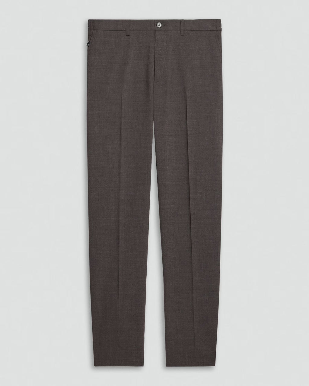 Theory Motion Wool Curtis Drawstring Pant - Brownwood Melange
