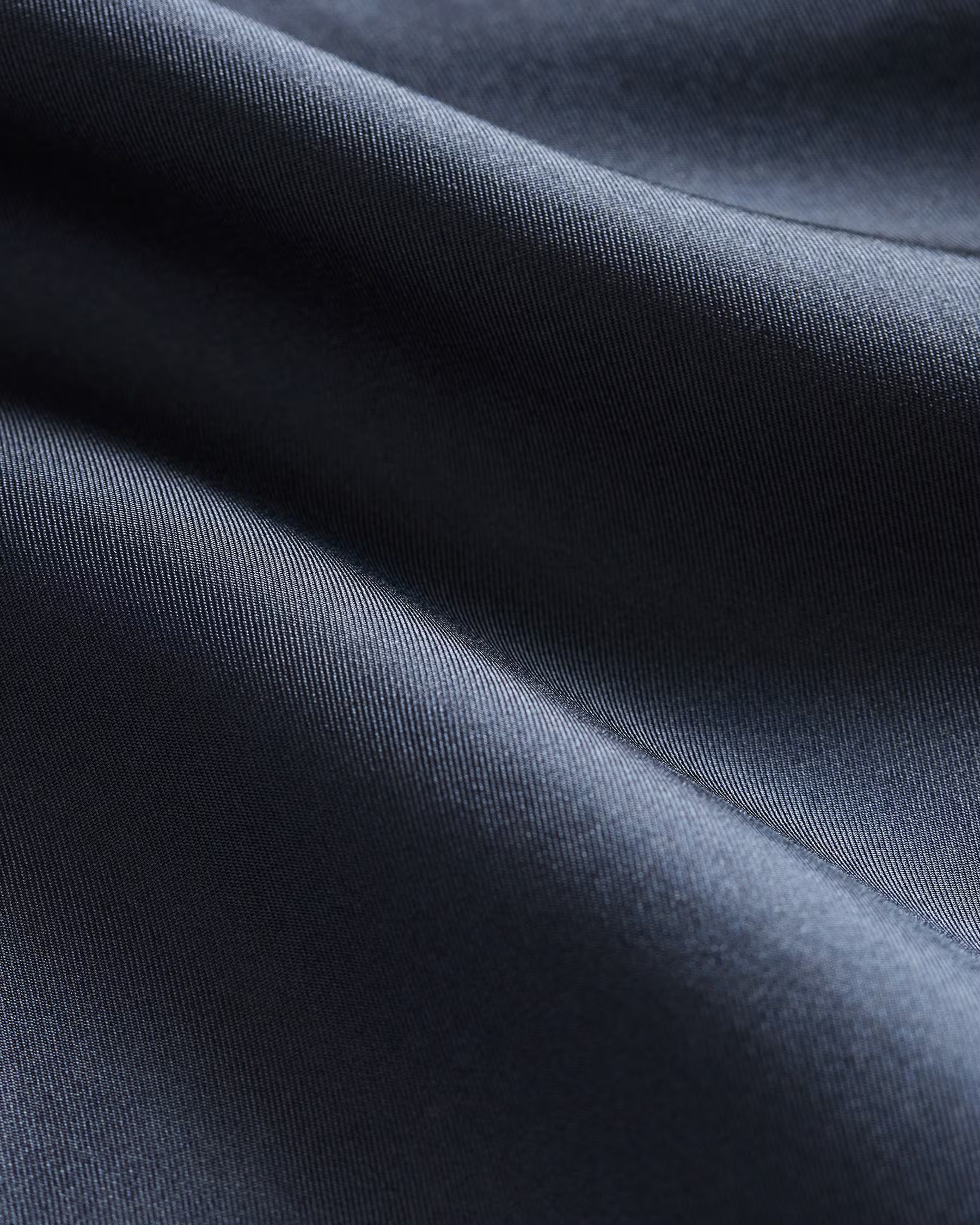 Theory Pull-On Track Pant in Mod Silk Twill- Nocturne Navy