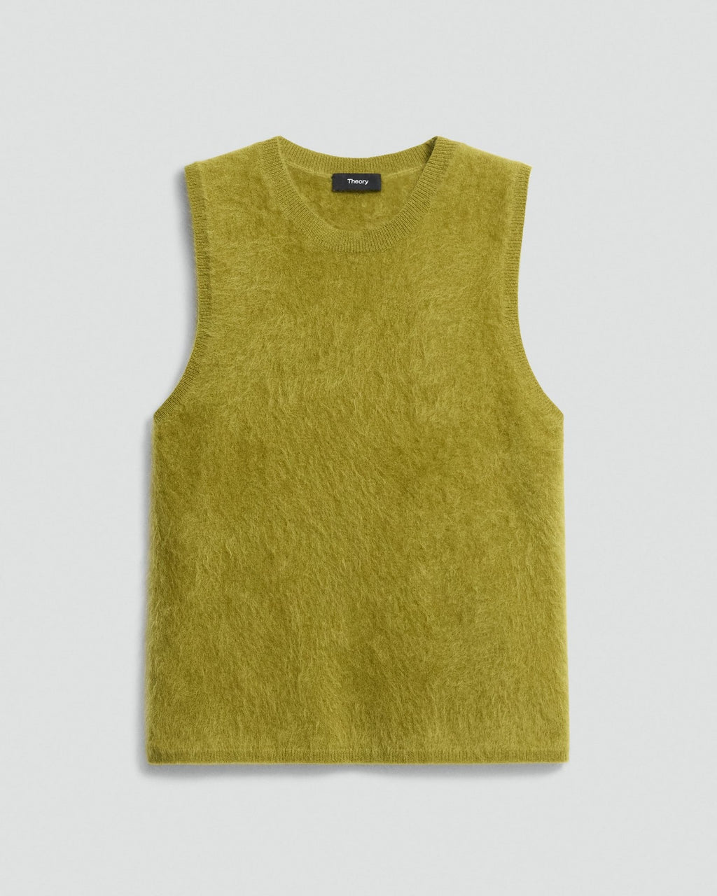 Theory Brushed Top in Airy Cashmere - Dark Pear