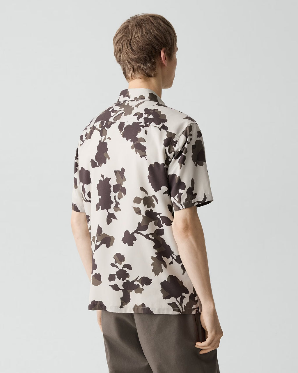 Theory Irving Short-Sleeve Shirt - Floral
