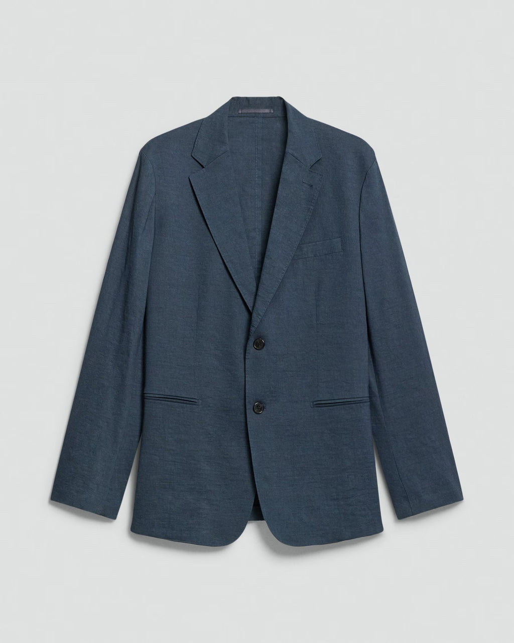 Theory Standard Blazer in Good Linen - Dark Blue Wing