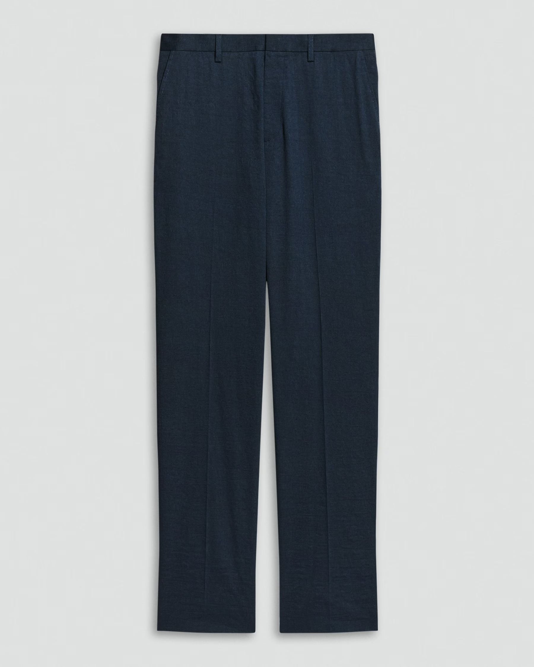 Theory Standard Pant in Good Linen - Dark Blue Wing