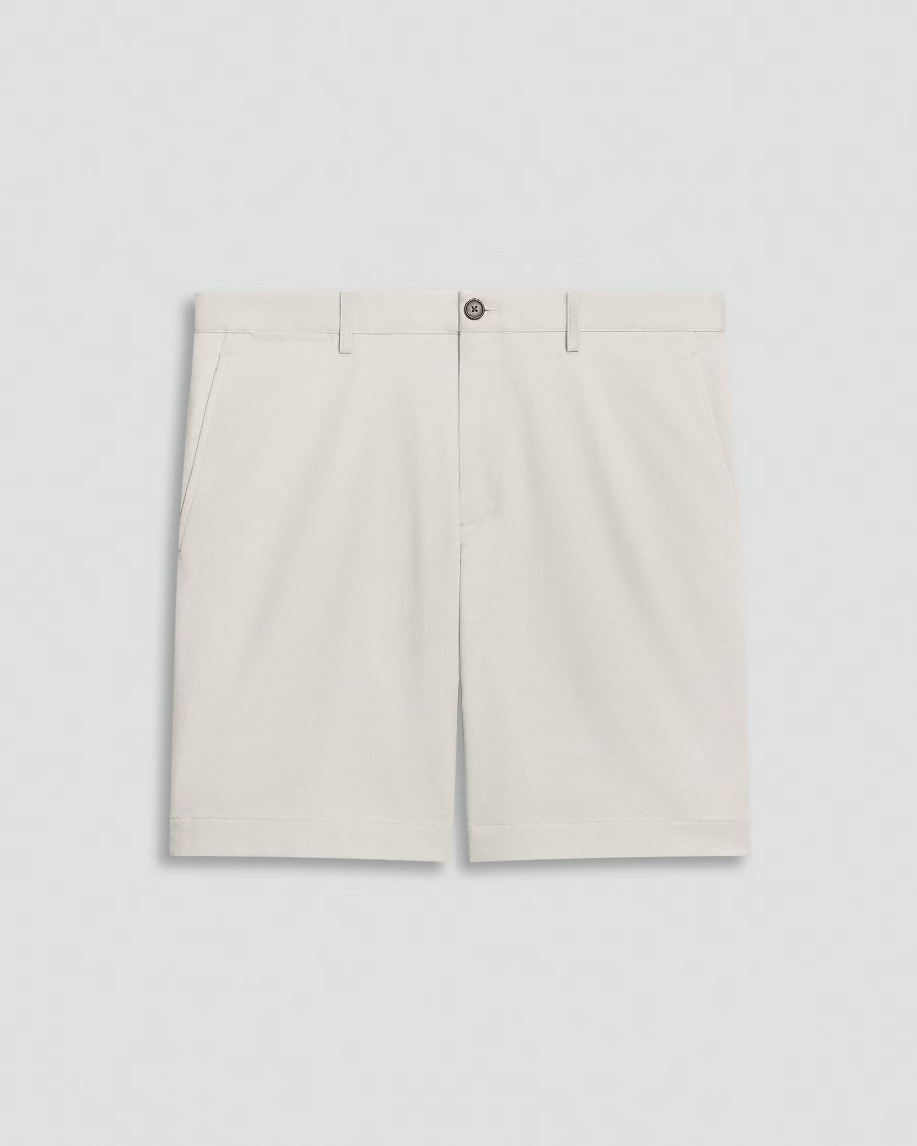 Theory Standard Chino Short in Moonsoft Cotton - Silver Cloud