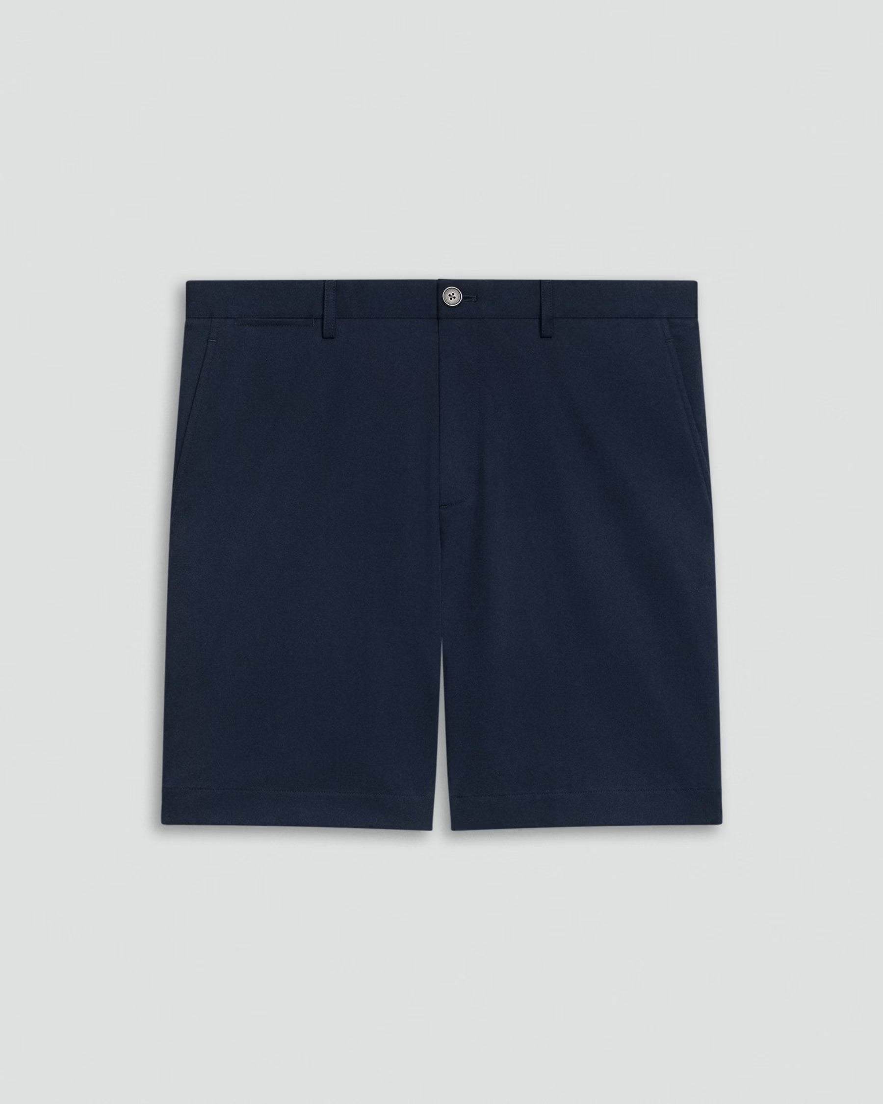 Theory Standard Chino Short in Moonsoft Cotton - Baltic