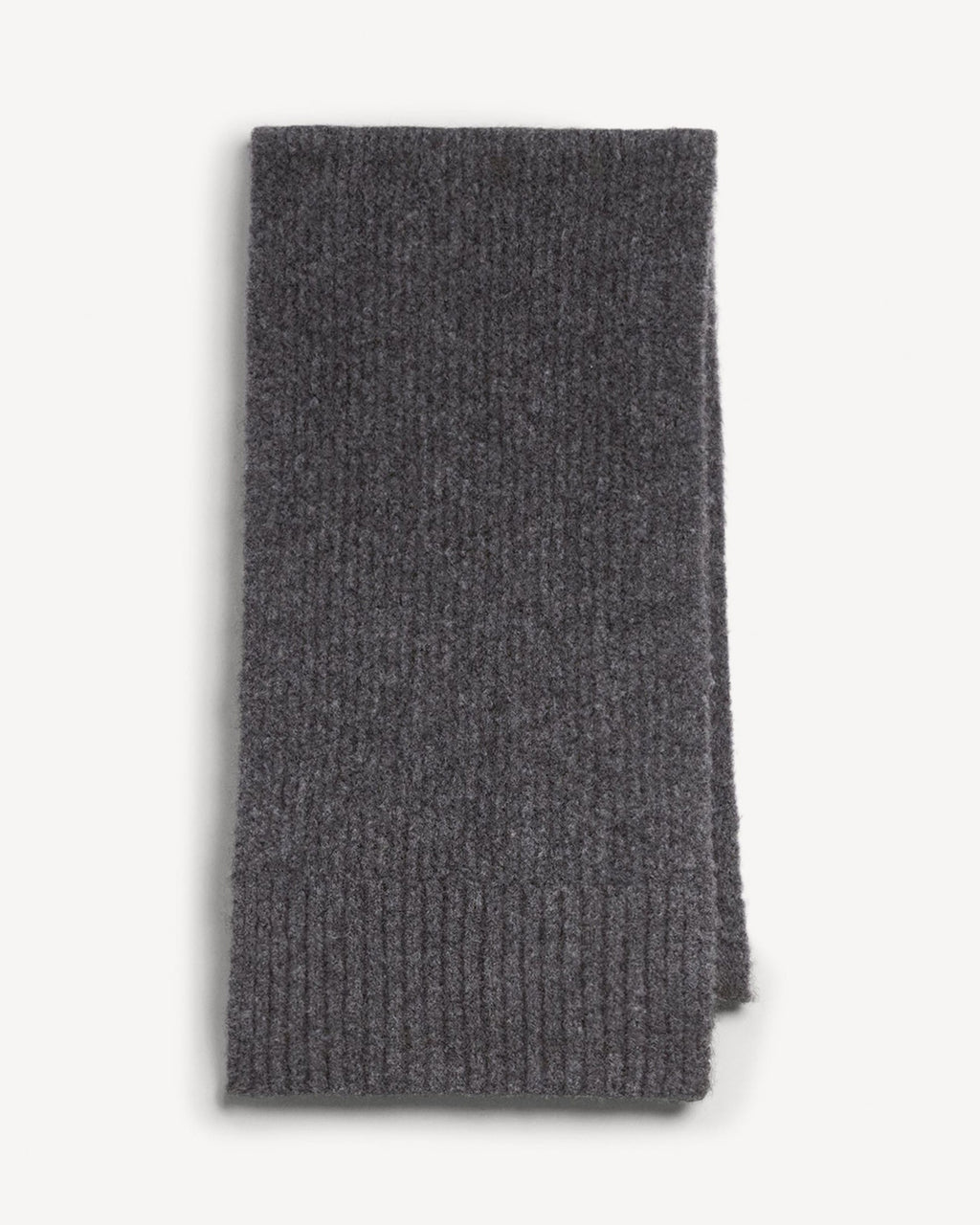 Theory Scarf in Brushed Wool-Yak - Charcoal Melange