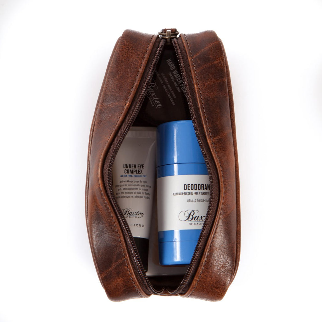Moore and Giles George Mini Wash Kit - Titan Milled Brown