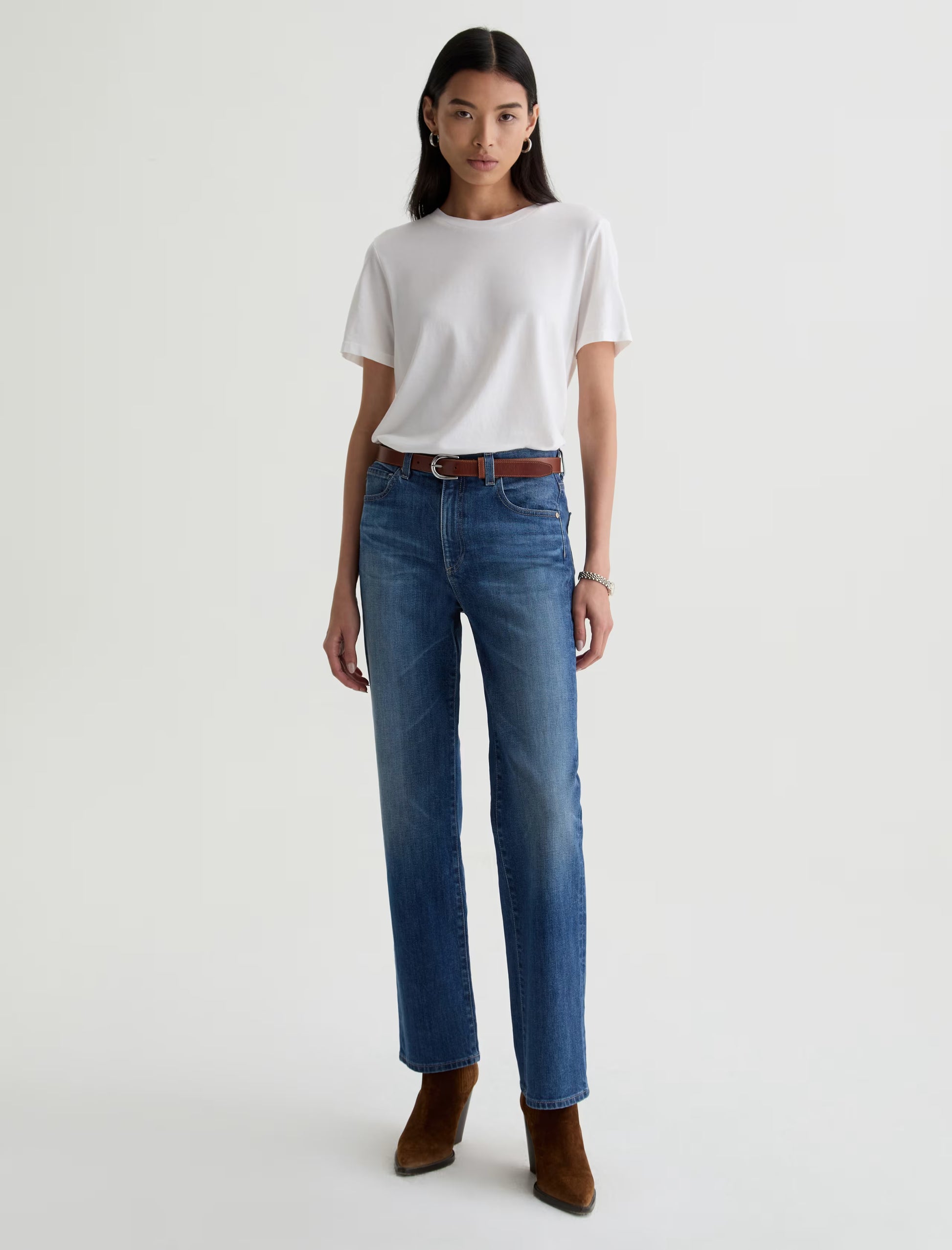 AG Brinley Jean Mid-Rise Straight - Rewind